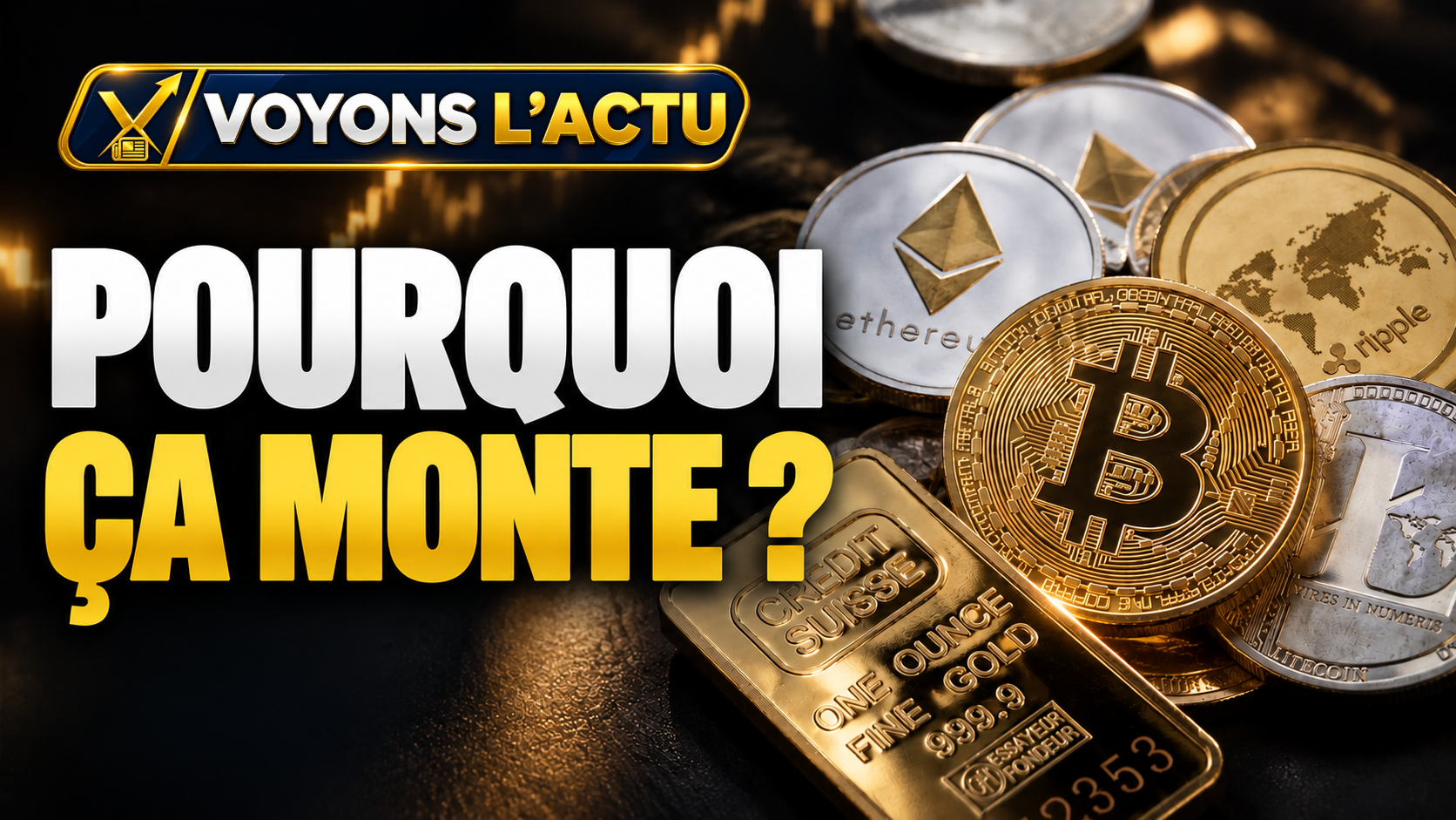 Miniature de la vidéo Bitcoin et l’or s’envolent : que vient-il de se passer ?