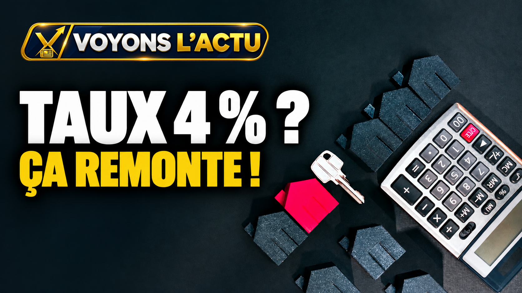 Miniature de la vidéo Taux immobiliers : vers un retour à 4 % ?