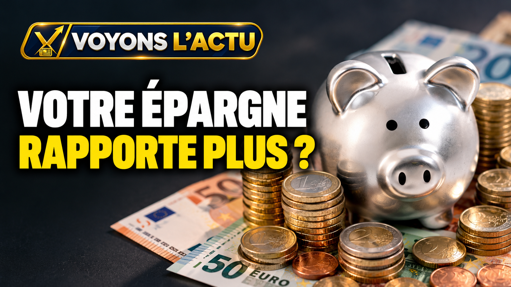 Miniature de la vidéo Taux BCE élevés : épargne qui remonte ?