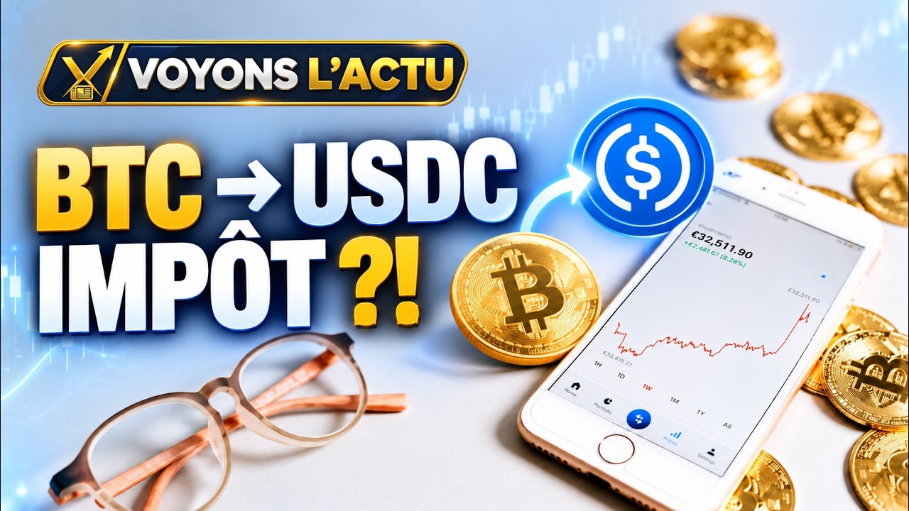 Miniature de la vidéo Bitcoin → USDC : allez-vous bientôt payer des impôts ?