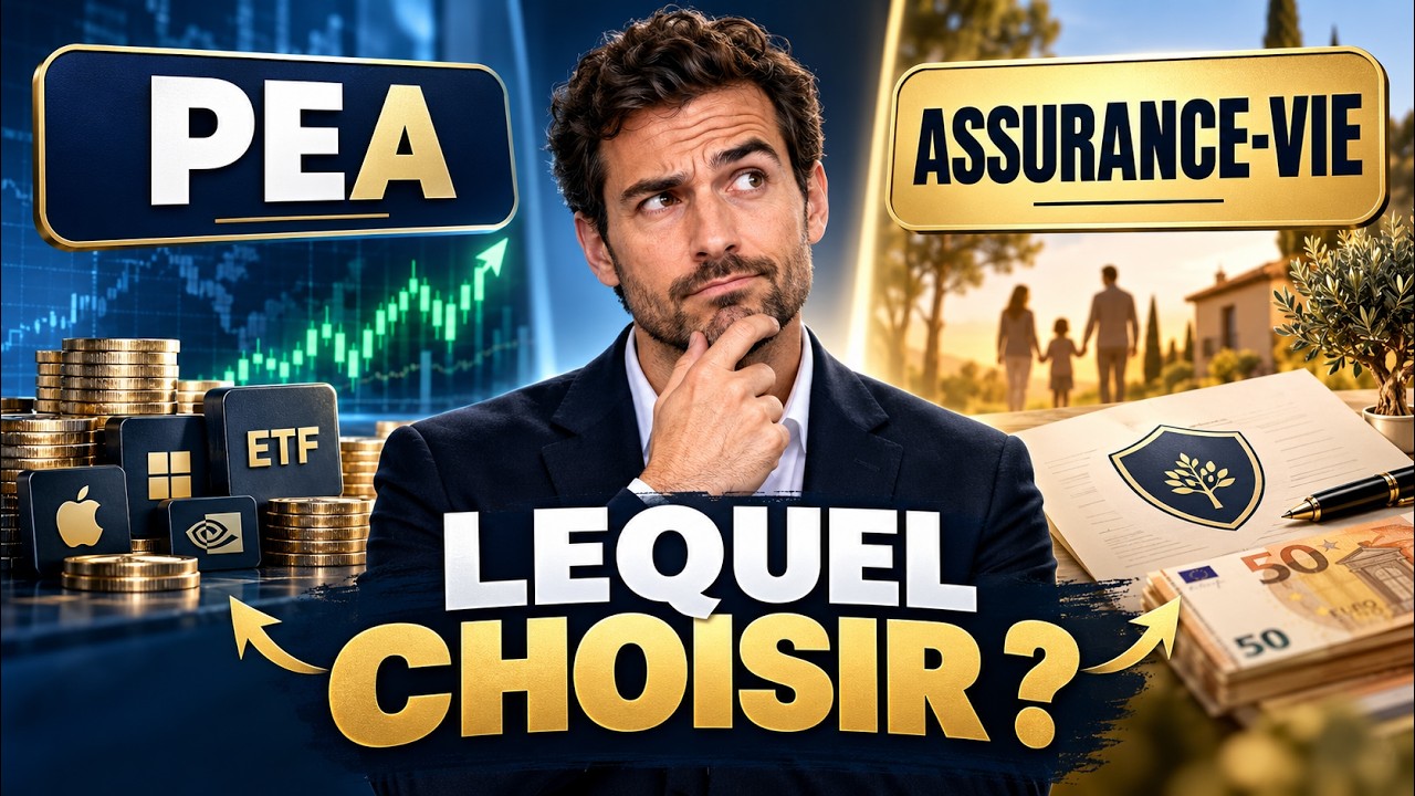 Miniature de la vidéo Où investir son argent : PEA ou assurance-vie ?